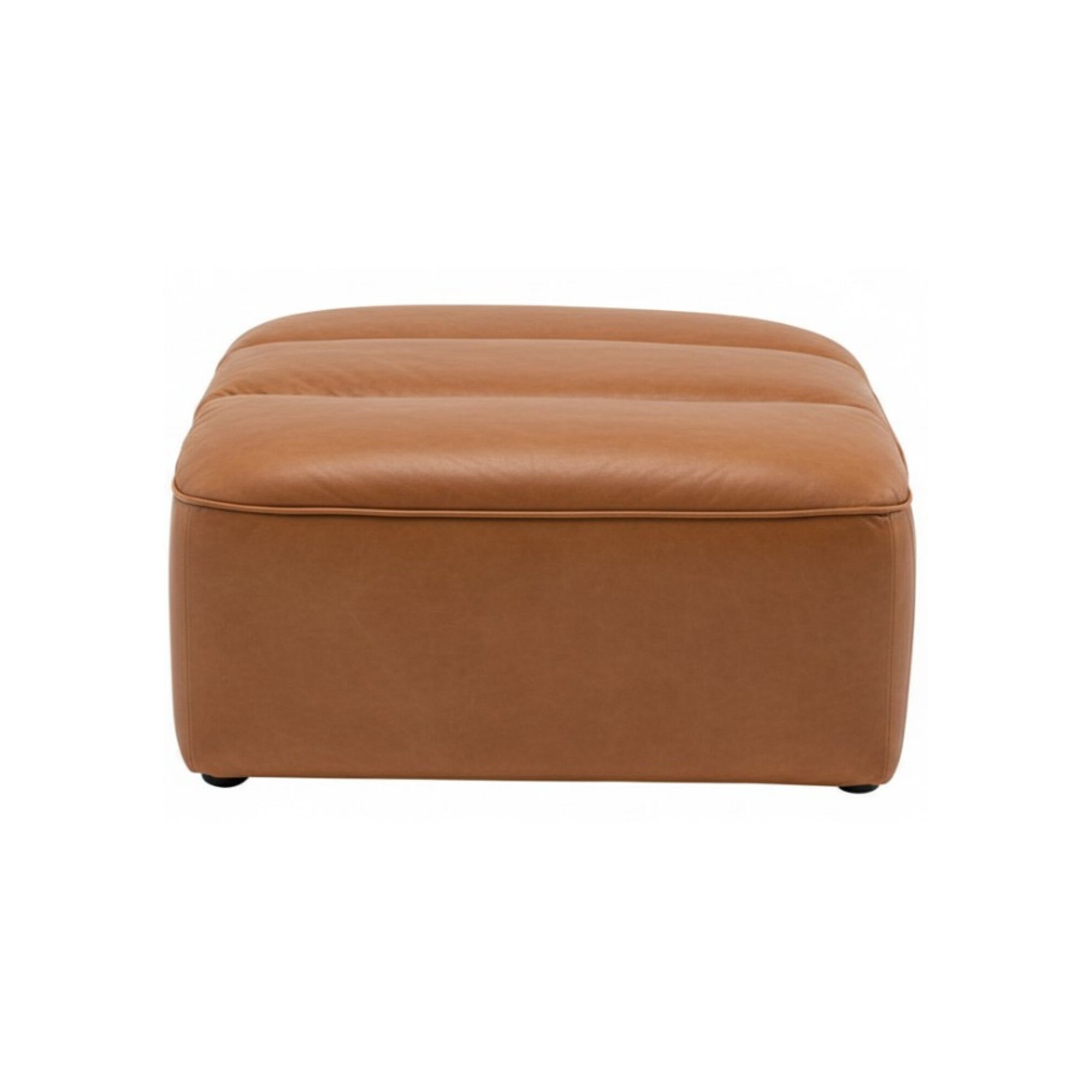 Tabouret Modi cognac 80x80cm
