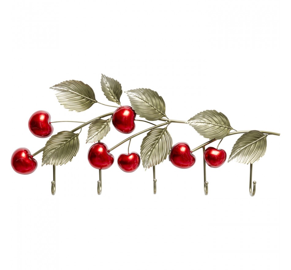 Wall Coat Rack cherries 68cm Kare Design