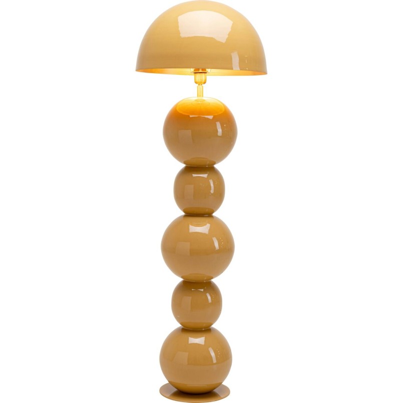 Lampadaire Candy moutarde 135cm