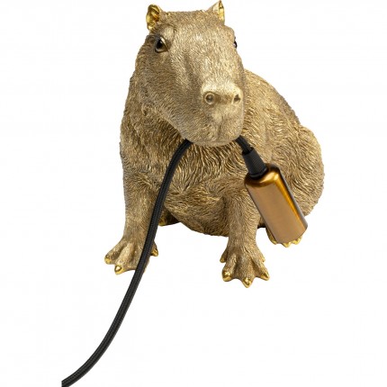 Table Lamp capybara gold Kare Design