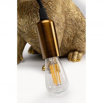 Tafellamp capybara goud Kare Design
