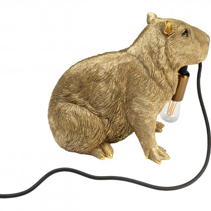 Table Lamp capybara gold Kare Design