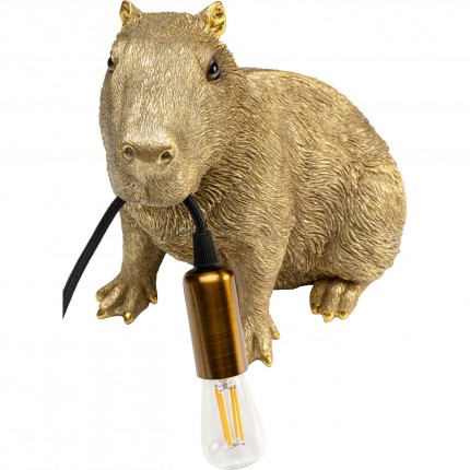 Table Lamp capybara gold Kare Design