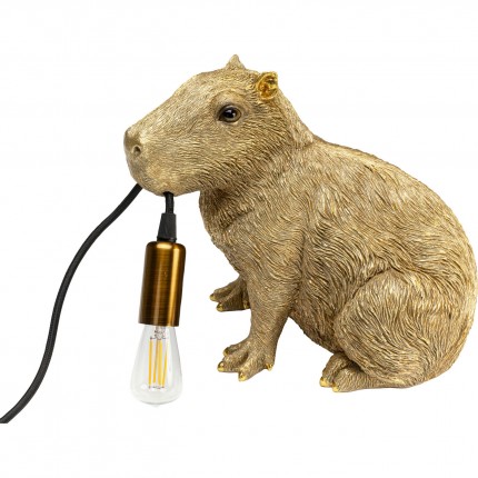Tafellamp capybara goud Kare Design
