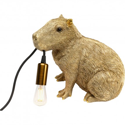 Table Lamp capybara gold Kare Design