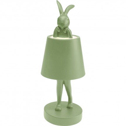 Tafellamp Animal konijn LED 29cm groen matcha Kare Design