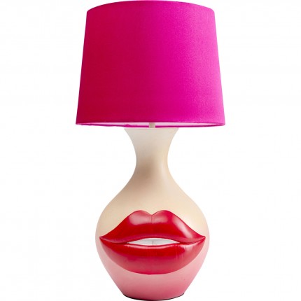 Tafellamp rode lippen 43cm Kare Design