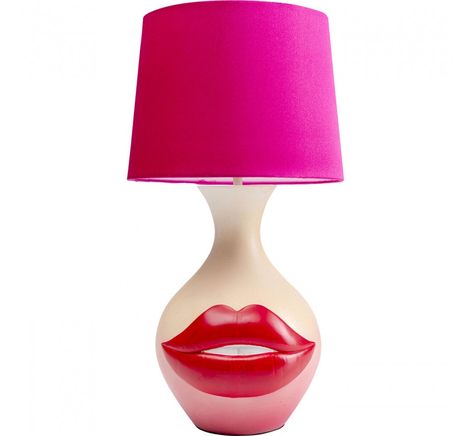 Tafellamp rode lippen 43cm Kare Design