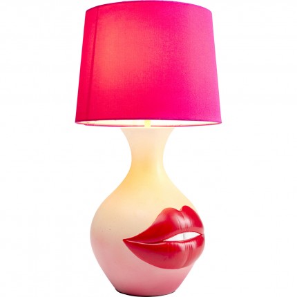 Table Lamp red lips 43cm Kare Design