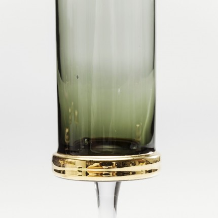Champagne Glass Innocent Smoke (4/Set) Kare Design