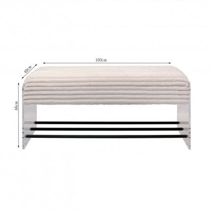 Storage Bench Inside cream Kare Design