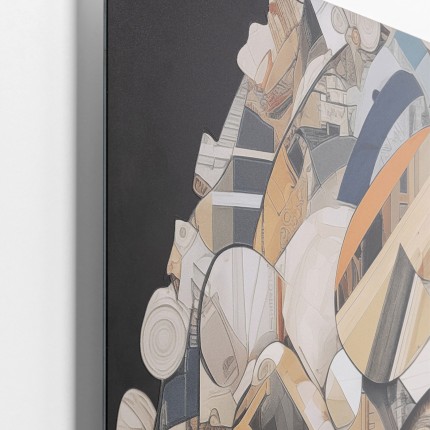 Glass Picture woman Art Geo 120x120cm Kare Design