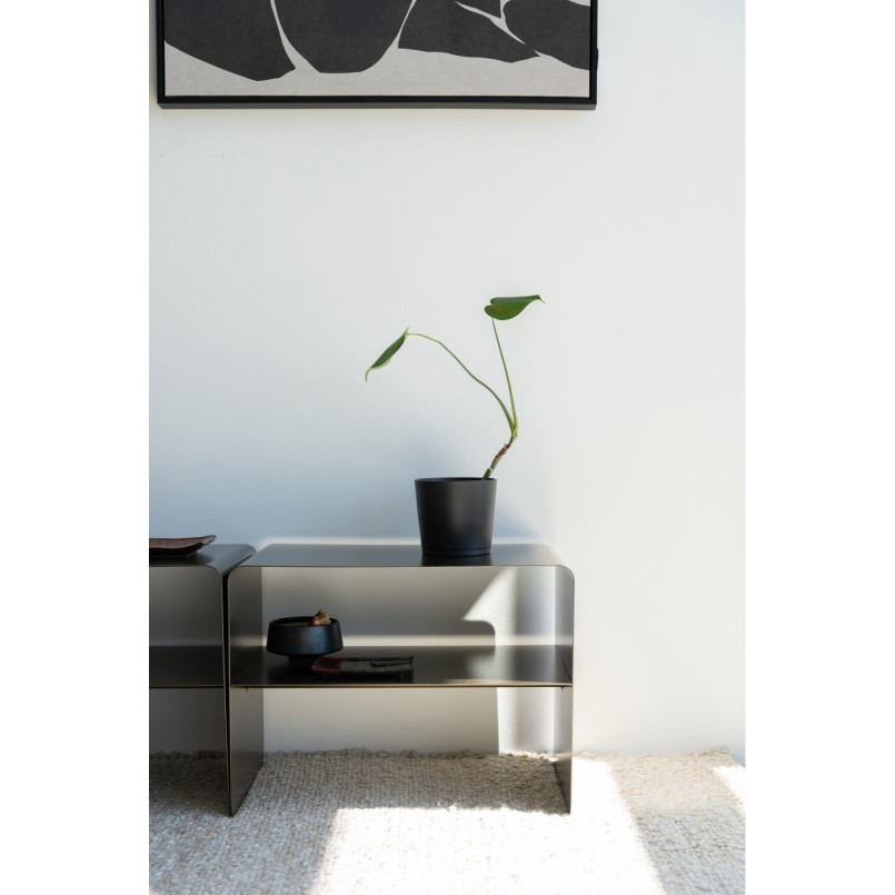 Coffee Table Lounge 58x37cm bronze Kare Design
