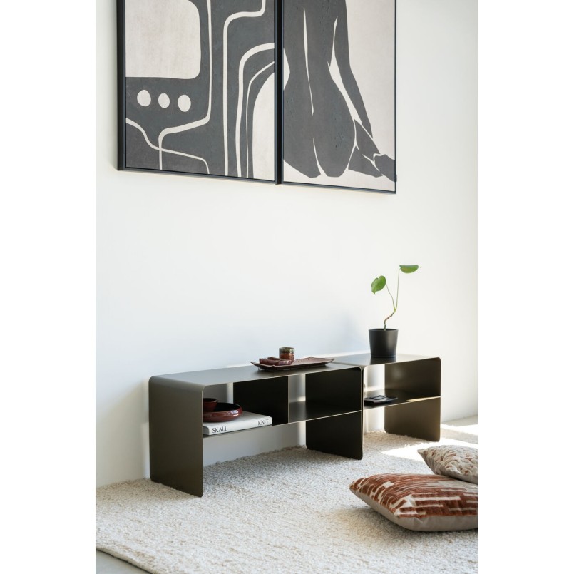 TV-meubel Lounge 90x37cm brons Kare Design