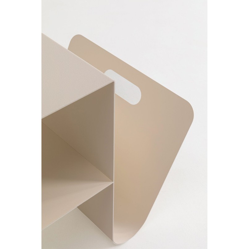 Bijzettafel Lounge News creme Kare Design