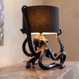 Black octopus lamp - Kare Design