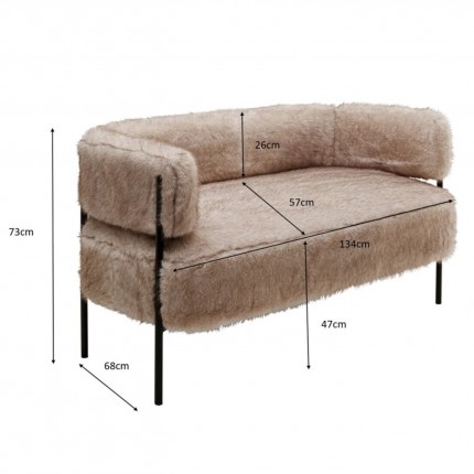 Sofa Lilja Soft 2-Seater Kare Design