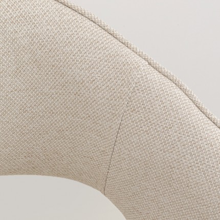 Draaistoel met armleuningen Gina zwart Kare Design