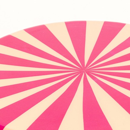 Bijzettafel Candy Ø30cm roze en beige Kare Design