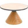 Coffee Table Cono Travertino Ø70cm oak Kare Design