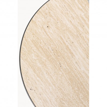 Salontafel Cono Travertino Ø70cm eik Kare Design