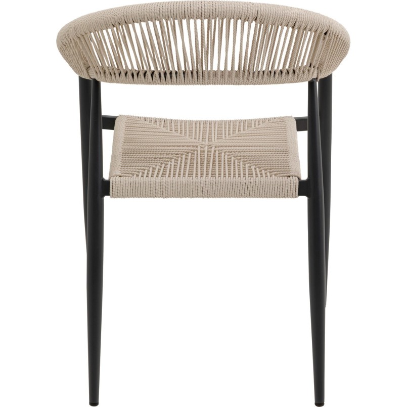 Chair with armrests Palma cream Kare Design
