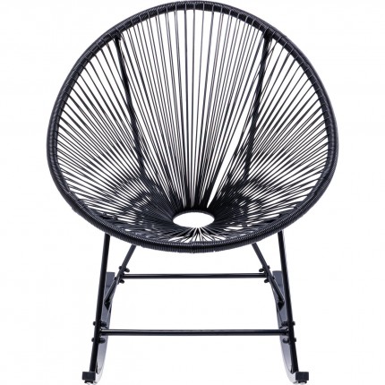 Schommelstoel Acapulco zwart Kare Design