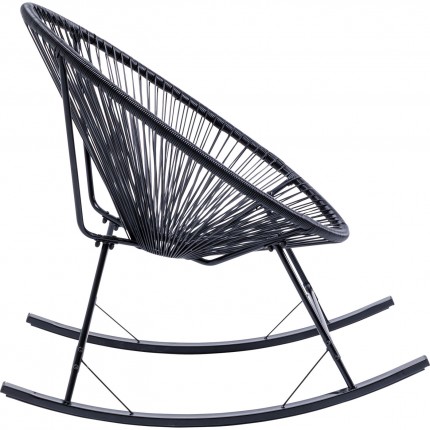 Schommelstoel Acapulco zwart Kare Design