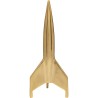 Objet décoratif Rocket Start doré 35cm