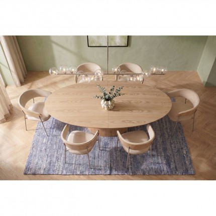 Uitschuifbare Eettafel Benvenuto ovaal as Kare Design
