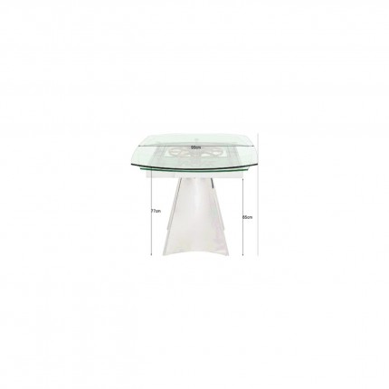 Uitschuifbare Eettafel Tempo Kare Design