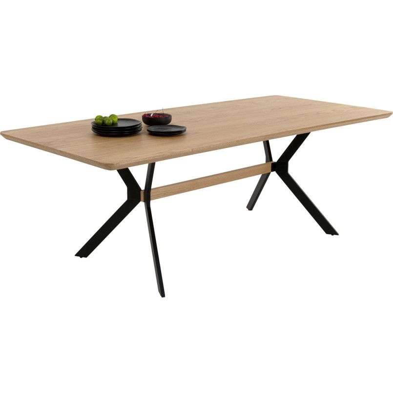Table Midtown chêne 220x100cm
