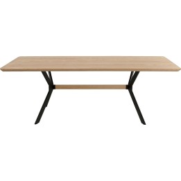 Table Midtown chêne 220x100cm
