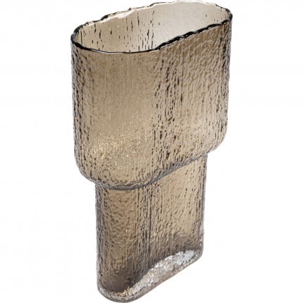 Vase Fashionista brown 28cm Kare Design