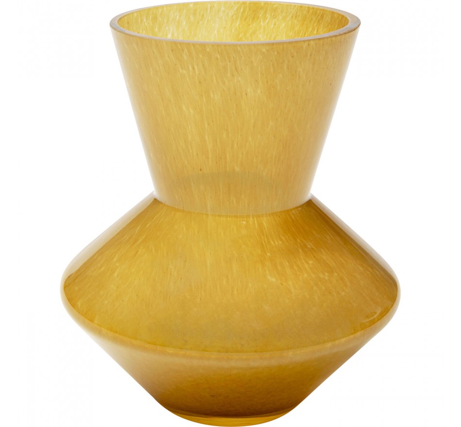 Vaas Flashy geel 20cm Kare Design