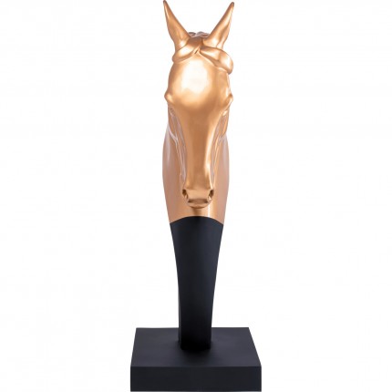Deco horse head XL 180cm gold Kare Design