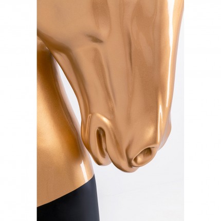 Woonaccessoires paardenhoofd XL 180cm goud Kare Design