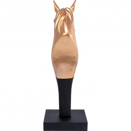 Deco horse head XL 180cm gold Kare Design