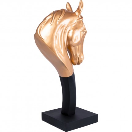 Deco horse head XL 180cm gold Kare Design