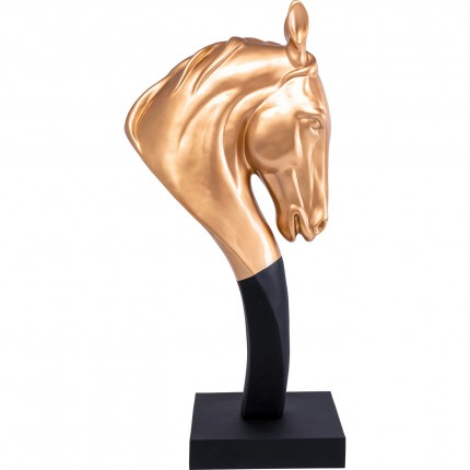 Deco horse head XL 180cm gold Kare Design