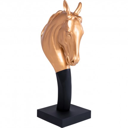 Woonaccessoires paardenhoofd XL 180cm goud Kare Design