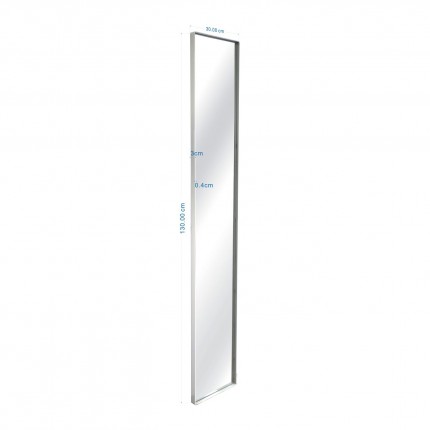 Spiegel Starlet 130x30cm grijs Kare Design