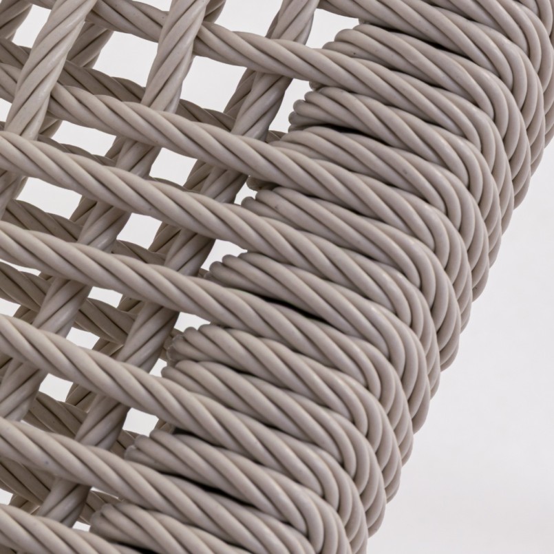 Tuinstoel met armleuningen Palma creme Kare Design
