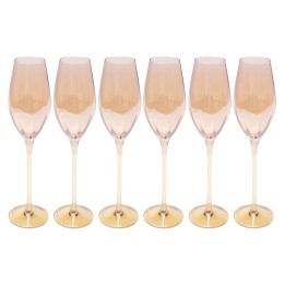Champagneglazen Bina Mocca (6/set) Kare Design