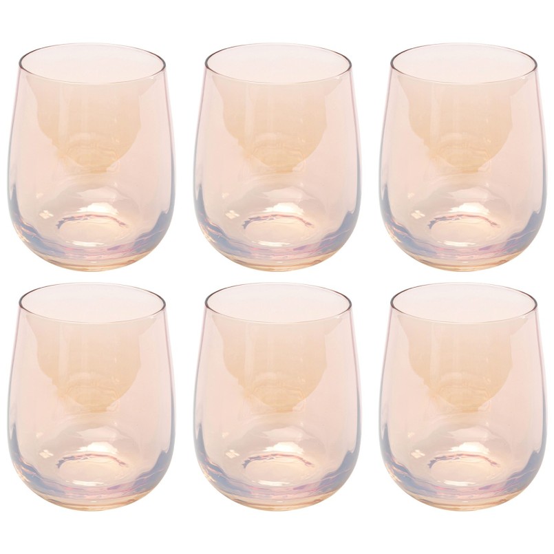 Water Glass Bina Mocca (6/set) Kare Design