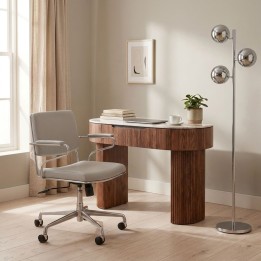 Swivel Office Chair Dottore grey Kare Design