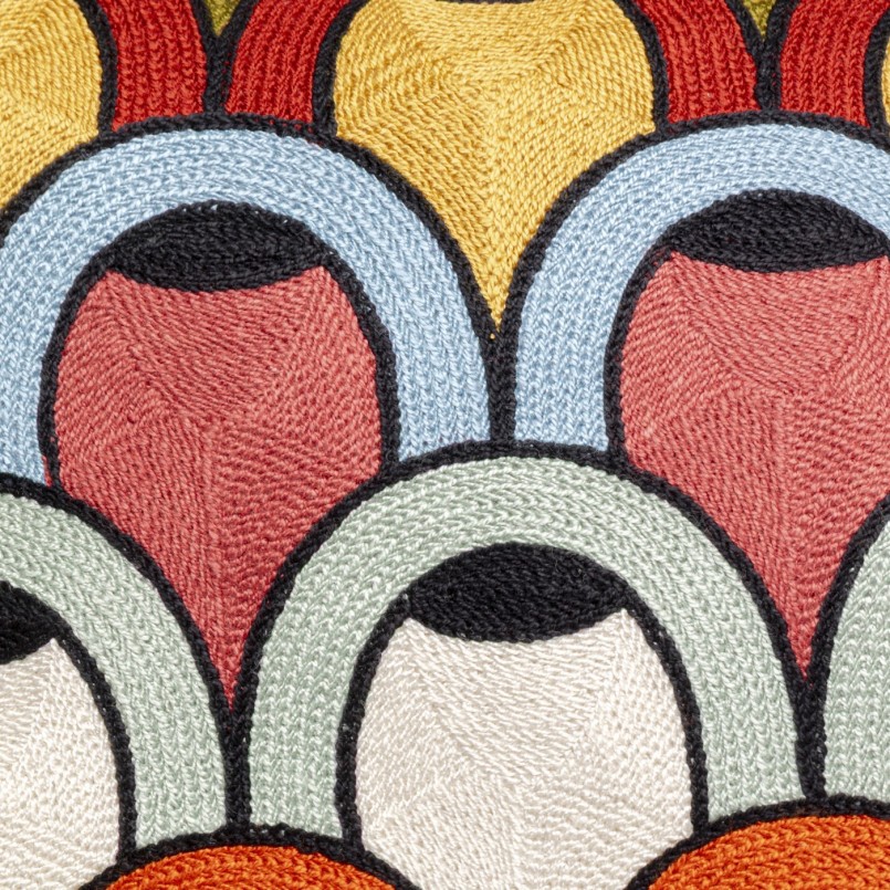 Cushion Art Bow Kare Design