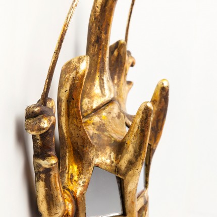 Wanddecoratie spiegel scarab Kare Design