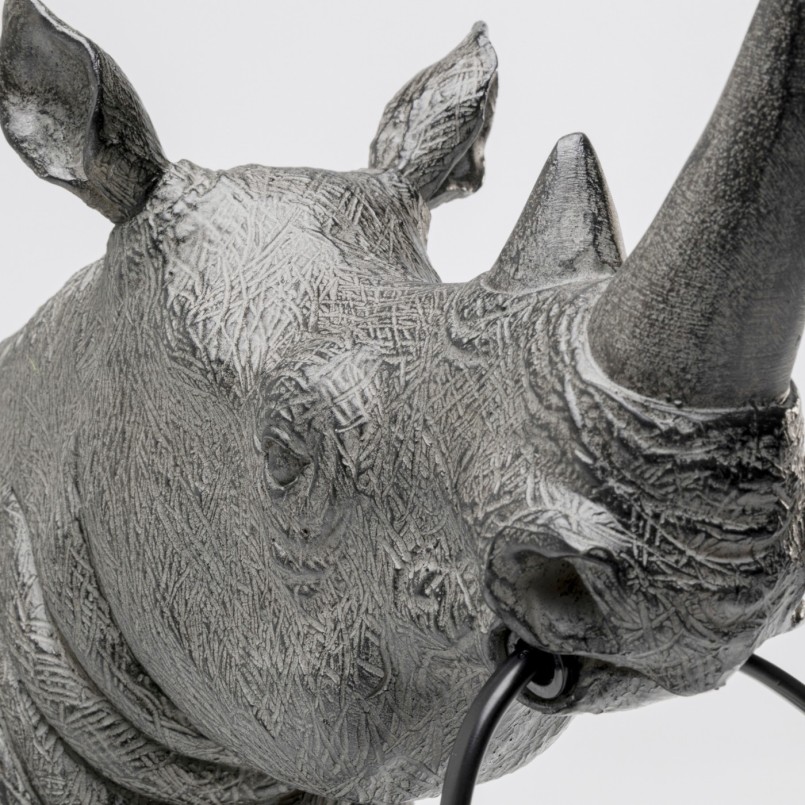 Table lamp grey sitting rhino Kare Design