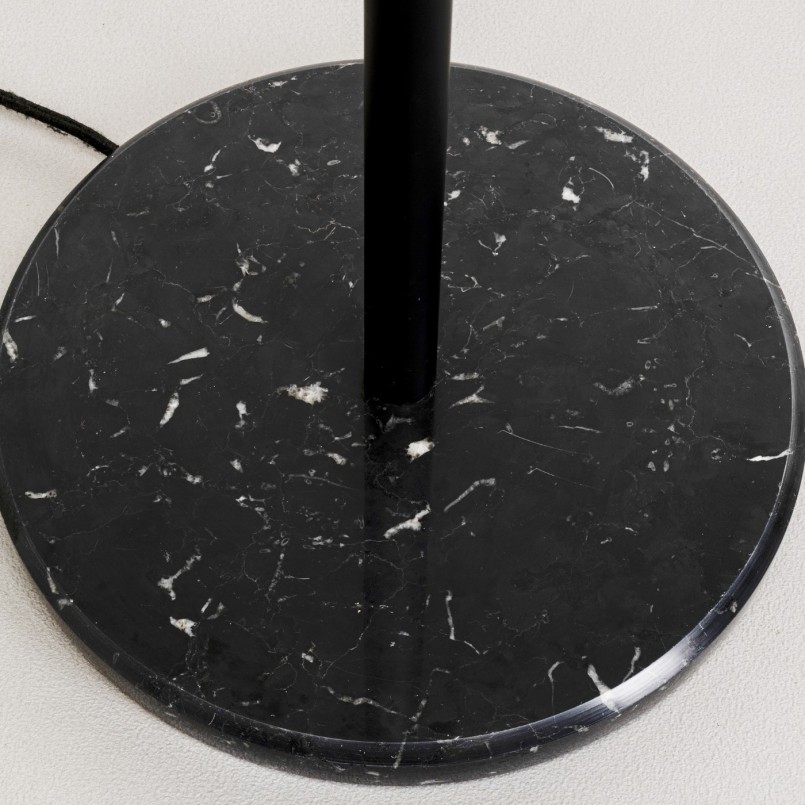 Staande lamp in wit glas en zwart marmer - Scala Balls - Kare Design